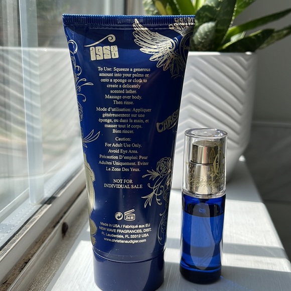 CHRISTIAN AUDIGIER . 25 SPRAY MINI and Hair and Body Wash 3. oz for Men NO BOX - Picture 2 of 2